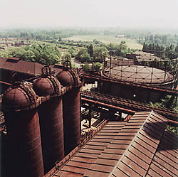 Duisburg-Nord Landscape-Park  - a blast furnace to climb on